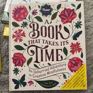 : A Book That Takes Its Time - Creative Mindfulness (White/Pink)